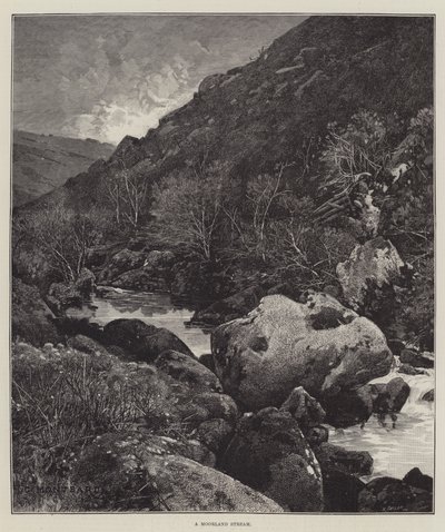 Un arroyo en el páramo de Charles Auguste Loye